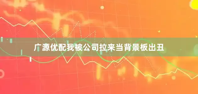 广源优配我被公司拉来当背景板出丑